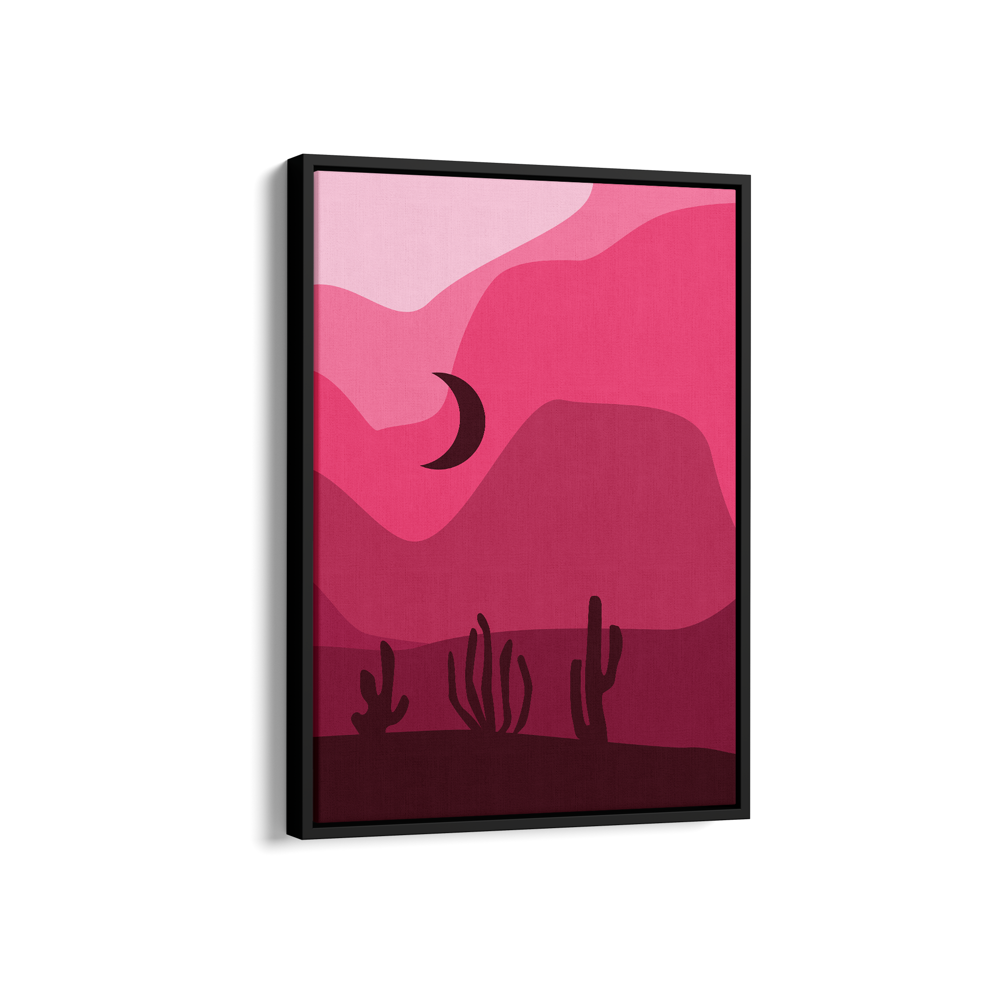 Purple Night Landscape Modern Wall Art - The Mortal Soul