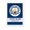 Manchester City - I am City Premium Wall Art - The Mortal Soul