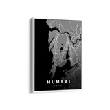 Mumbai City Street Map Art - The Mortal Soul