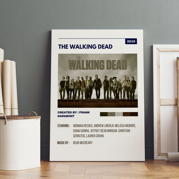The Walking Dead Retro Wall Art - The Mortal Soul