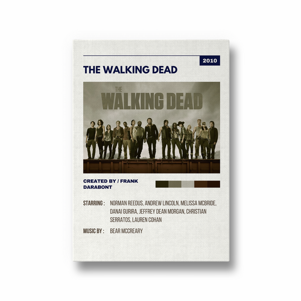 The Walking Dead Retro Wall Art - The Mortal Soul