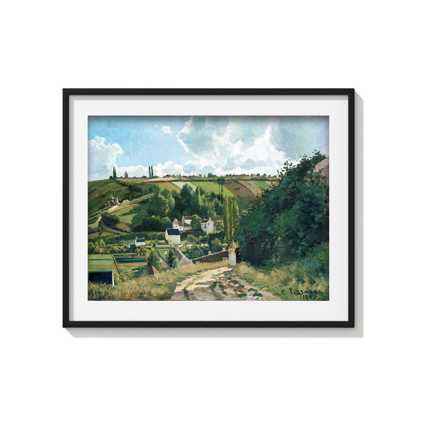 Jalais Hill, Pontoise (1867) by Camille Pissarro Wall Art
