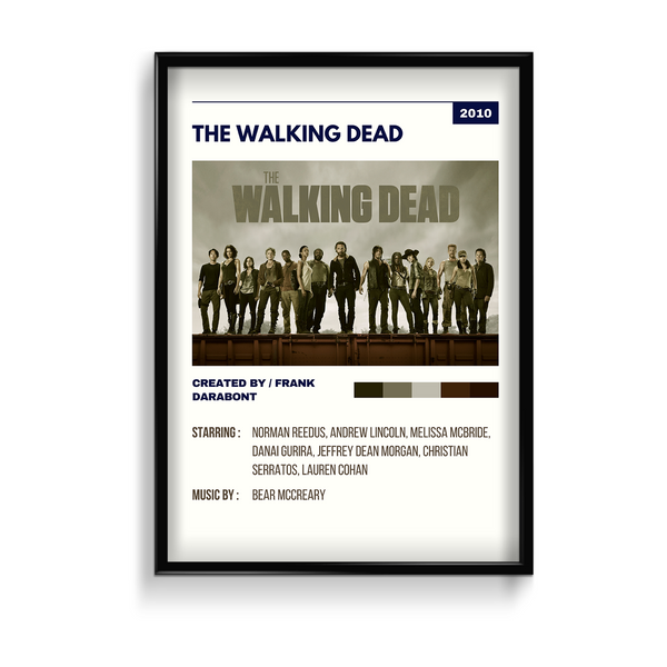 The Walking Dead Retro Wall Art - The Mortal Soul