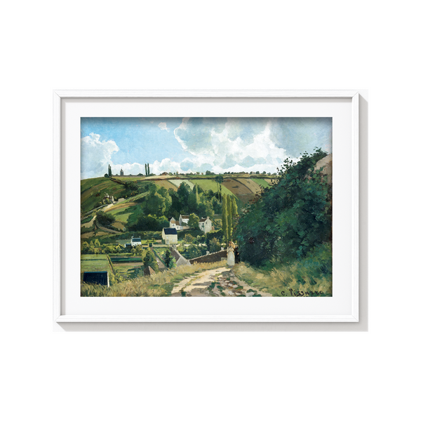 Jalais Hill, Pontoise (1867) by Camille Pissarro Wall Art