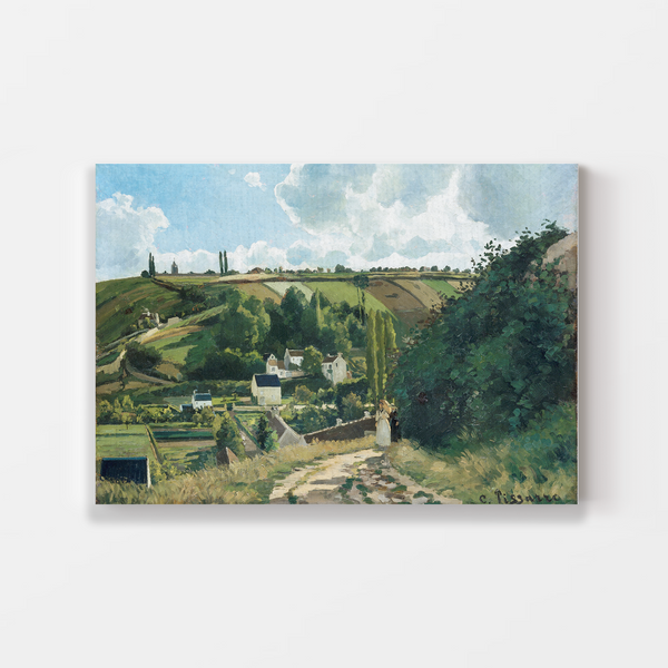 Jalais Hill, Pontoise (1867) by Camille Pissarro Wall Art