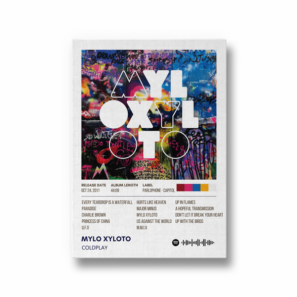 Mylo Xyloto Coldplay Album Poster