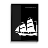 Manchester City F.C. Ship Dark Premium Wall Art - The Mortal Soul