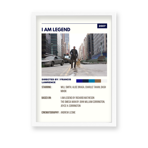 I am legend Retro Wall Art - The Mortal Soul