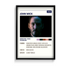 John Wick Retro Wall Art - The Mortal Soul
