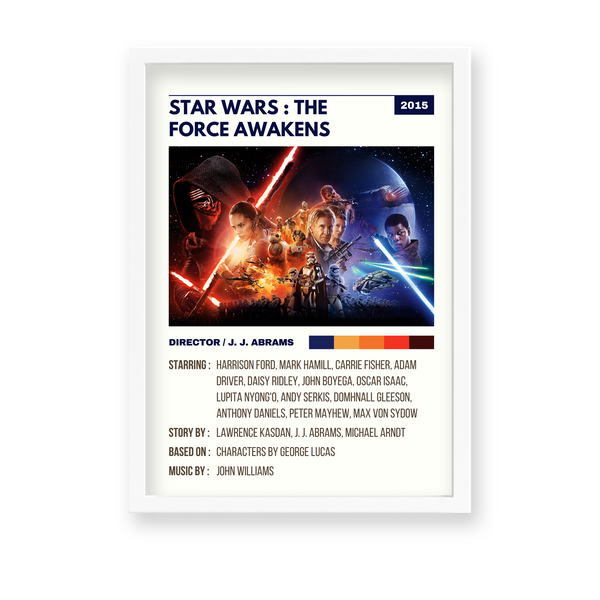 Star Wars: The Force Awakens Retro Wall Art - The Mortal Soul