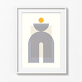 Geometric Lines Art - The Mortal Soul