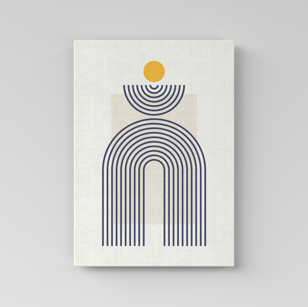 Geometric Lines Art - The Mortal Soul