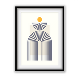 Geometric Lines Art - The Mortal Soul