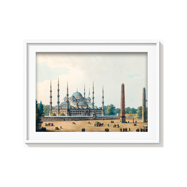 Mosque of Sultan Achmet from Views in the Ottoman Dominions Wall Art