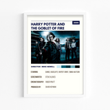 Harry Potter and the Goblet of Fire Retro Wall Art - The Mortal Soul
