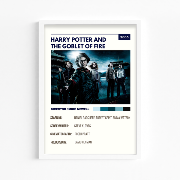Harry Potter and the Goblet of Fire Retro Wall Art - The Mortal Soul