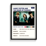 Harry Potter and the Order of Phoenix Retro Wall Art - The Mortal Soul