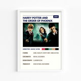 Harry Potter and the Order of Phoenix Retro Wall Art - The Mortal Soul