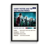 Harry Potter and the half-blood prince Retro Wall Art - The Mortal Soul