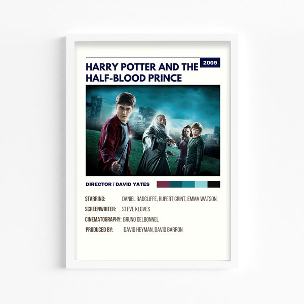 Harry Potter and the half-blood prince Retro Wall Art - The Mortal Soul