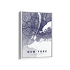 New York City Street Map Art - The Mortal Soul