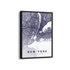 New York City Street Map Art - The Mortal Soul