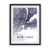 New York City Street Map Art - The Mortal Soul