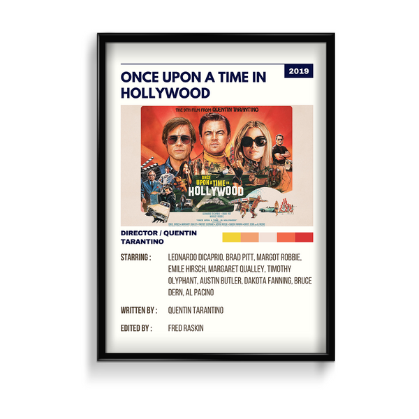 Once Upon A Time In Hollywood Retro Wall Art - The Mortal Soul