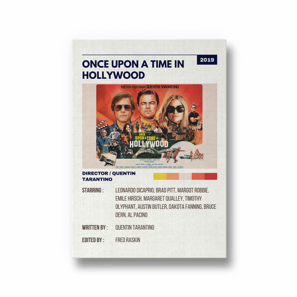 Once Upon A Time In Hollywood Retro Wall Art - The Mortal Soul