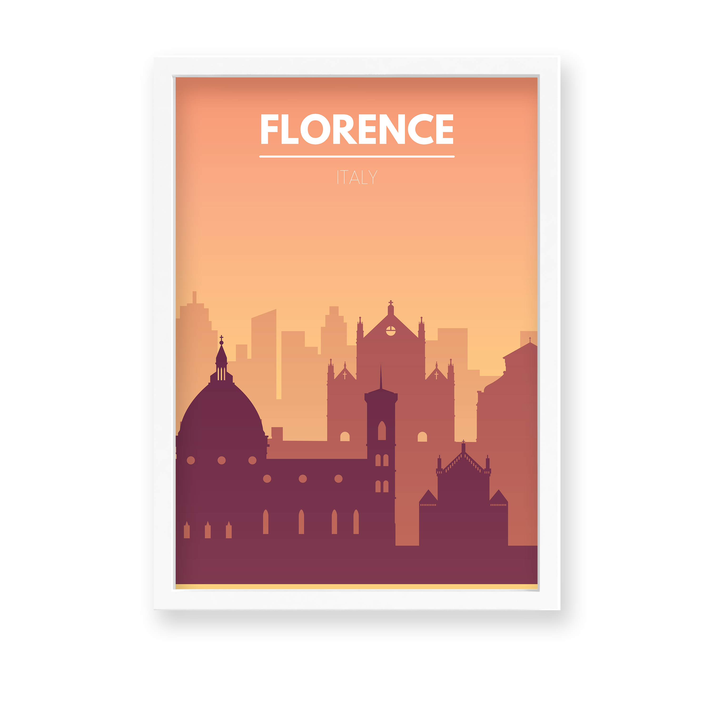 Florence Minimal Wall Art - The Mortal Soul