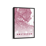 Amsterdam City Street Map Art - The Mortal Soul