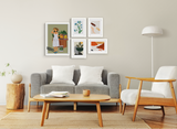 Set of 5 Modern Wall Art - The Mortal Soul