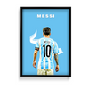 Messi Back Poster - The Mortal Soul
