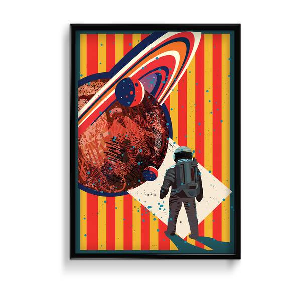Space Traveler Poster - The Mortal Soul