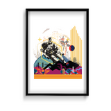 Interplanetary Mission - Abstract Poster - The Mortal Soul