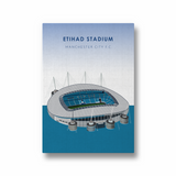 Etihad Stadium Manchester City F.C. Premium Wall Art - The Mortal Soul