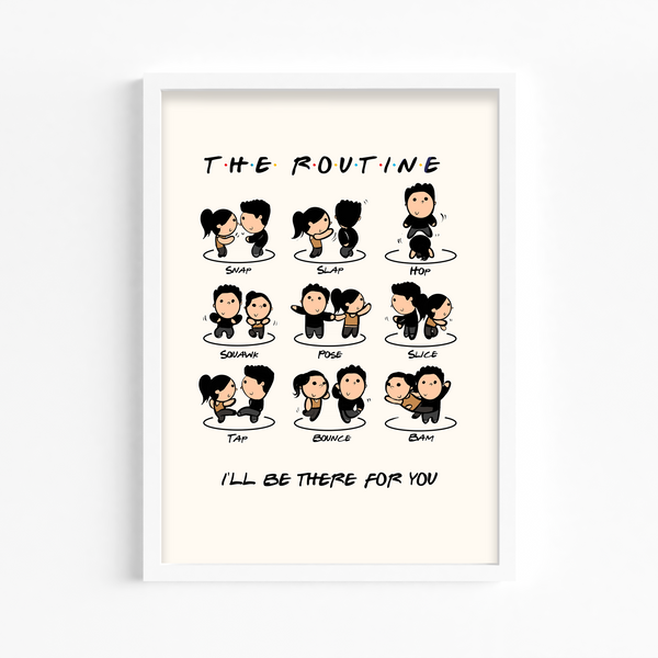 F.R.I.E.N.D.S - I'll be there for you Premium Wall Art - The Mortal Soul