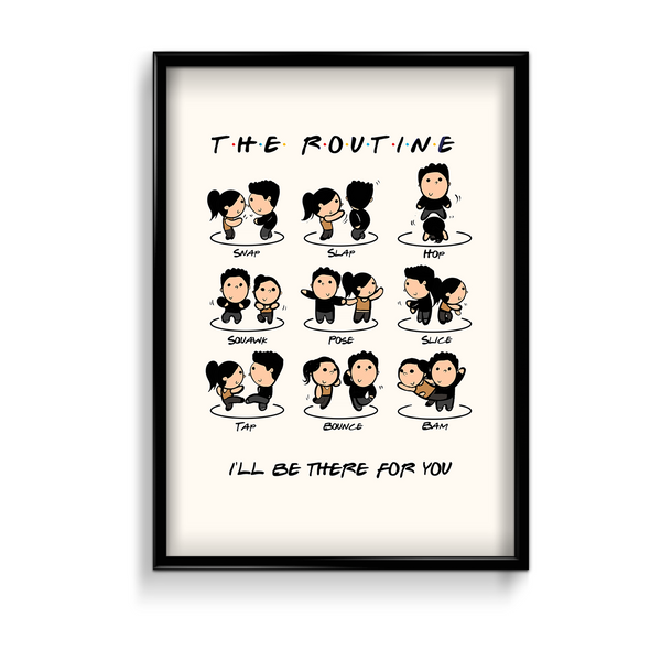 F.R.I.E.N.D.S - I'll be there for you Premium Wall Art - The Mortal Soul