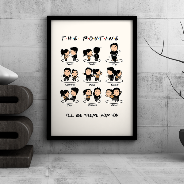 F.R.I.E.N.D.S - I'll be there for you Premium Wall Art - The Mortal Soul