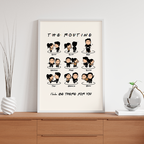 F.R.I.E.N.D.S - I'll be there for you Premium Wall Art - The Mortal Soul