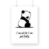 I am not fat, just fluffy Poster - The Mortal Soul