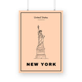 New York Poster - The Mortal Soul