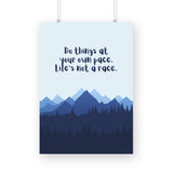 Life is not a race Poster - The Mortal Soul