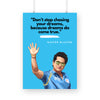 Sachin Tendulkar - Don't stop chasing your dreams Poster - The Mortal Soul
