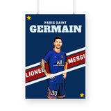 Paris Saint Germain - PSG Messi Poster - The Mortal Soul