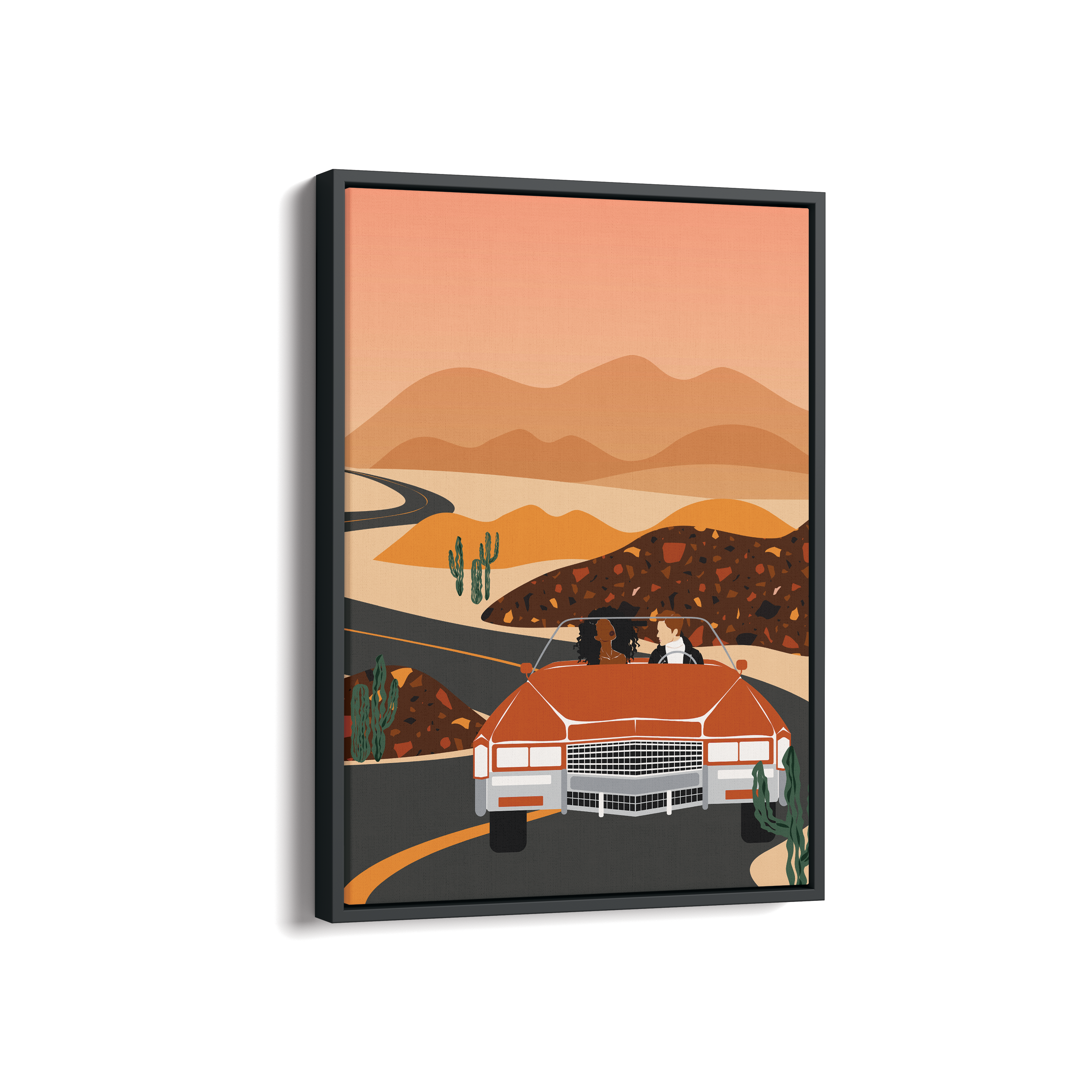 Vacation Boho Style Minimal Modern Wall Art - The Mortal Soul