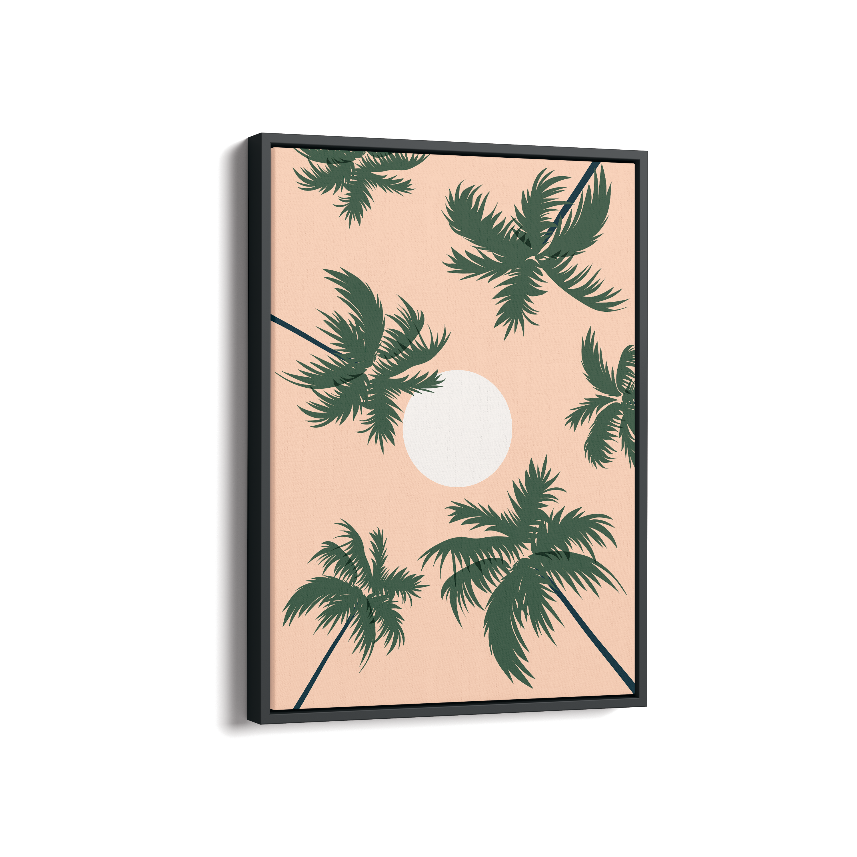 The Day We Met - Minimal Landscape Modern Wall Art - The Mortal Soul