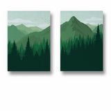 Lush - Minimal Landscape Modern Wall Art