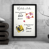 Custom - Made for each other Wall Art - The Mortal Soul