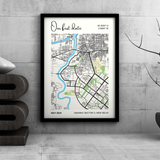 Custom Street Map Wall Art - The Mortal Soul
